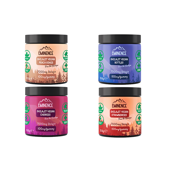 Eminence 7000mg Shilajit Vegan Gummies 350g - Flavour: Cherries